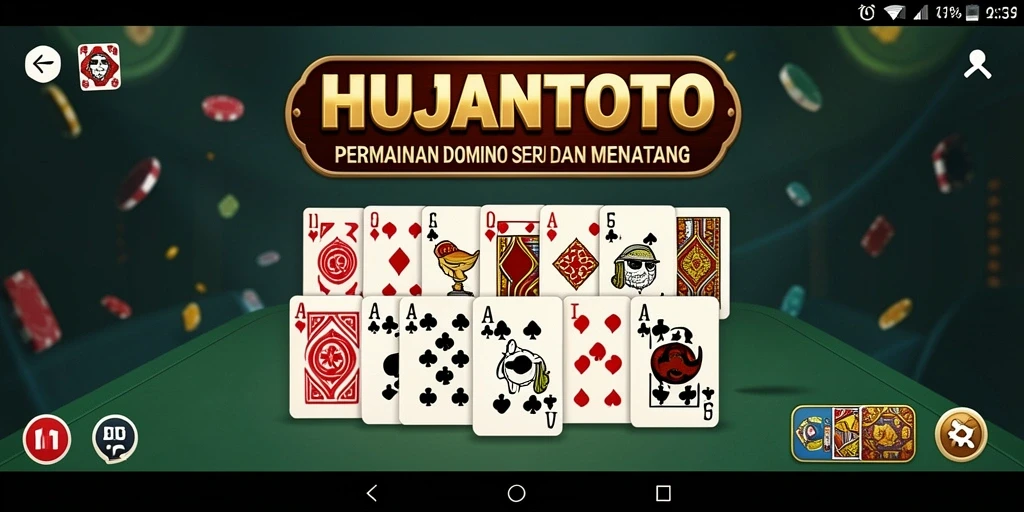 Tampilan gameplay HUJANTOTO yang menarik dan interaktif.