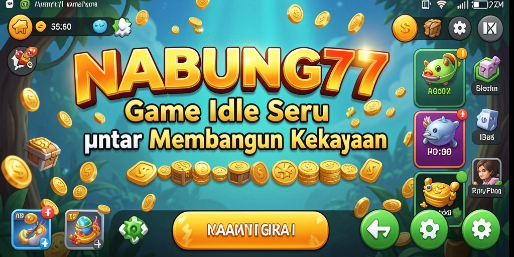 Screenshot utama menampilkan gameplay seru dari NABUNG77.