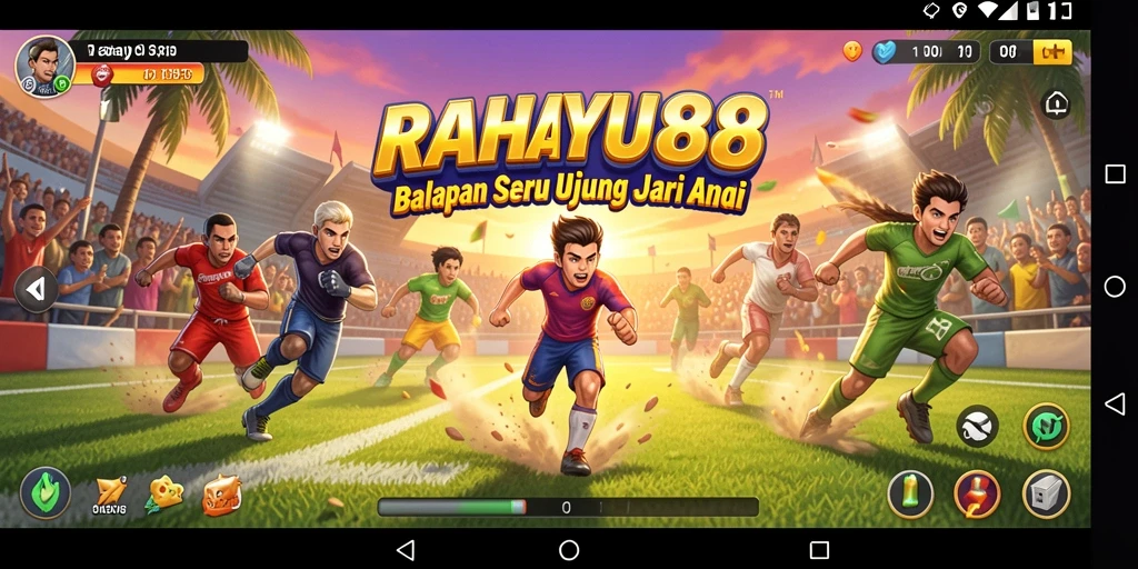 Tampilan menarik dari gameplay RAHAYU88 saat balapan.